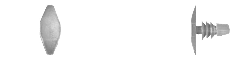 Natural Weather strip Retainer 9560PK