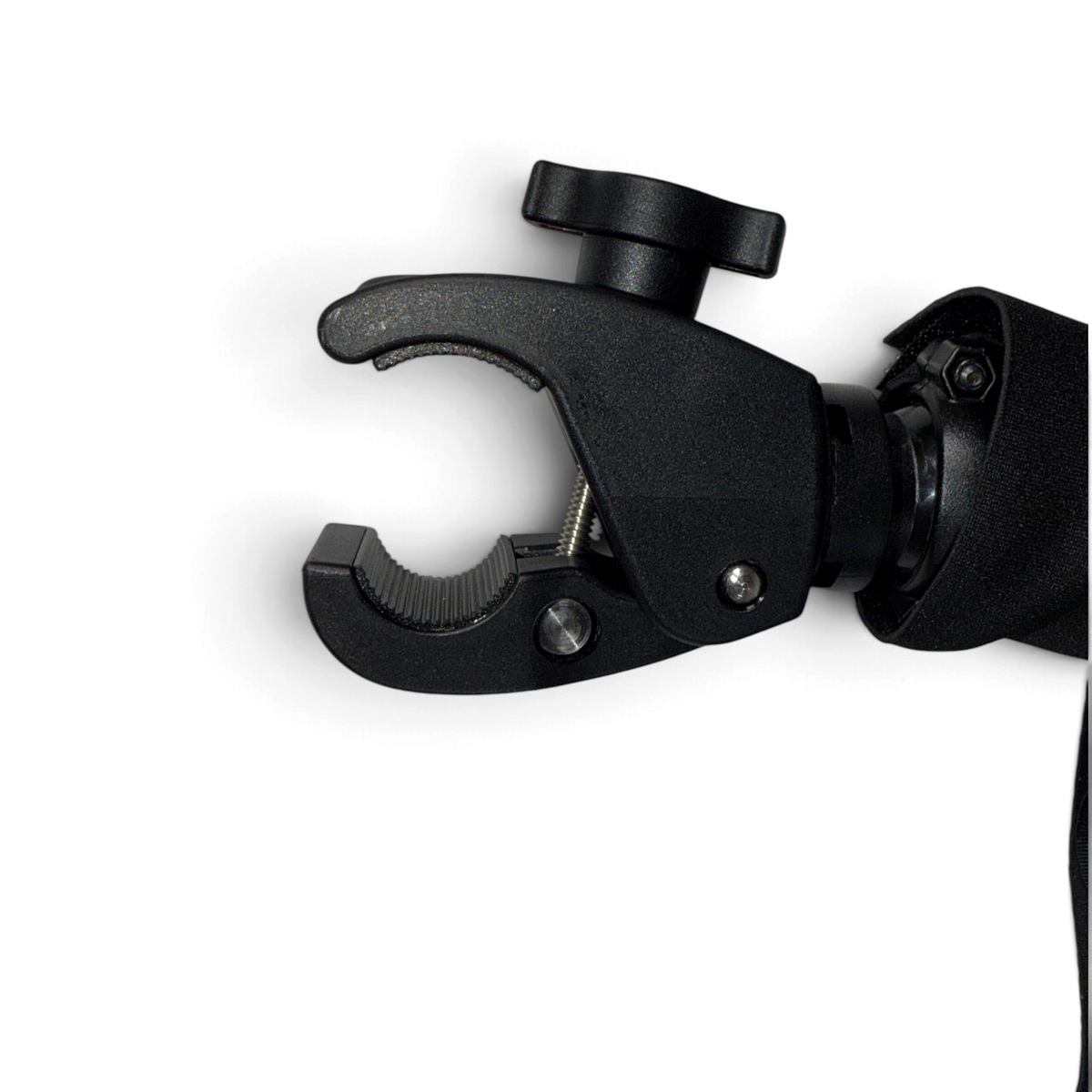 Anson PDR The Claw heat gun mount featuring a black adjustable clamp and suction cup for paintless dent repair.