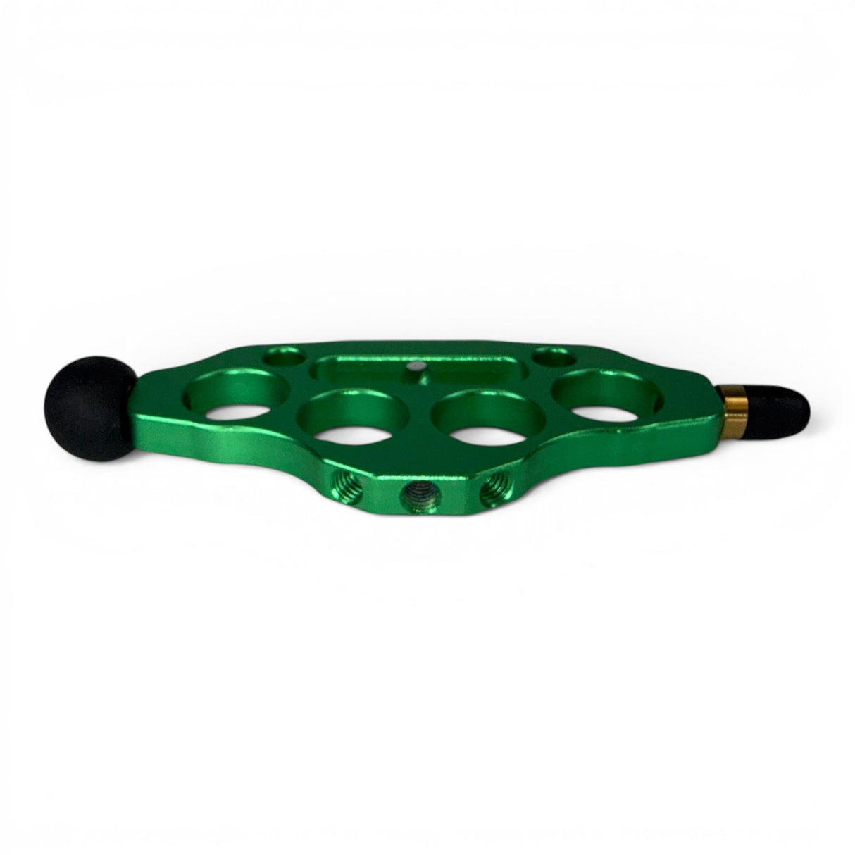 Anson PDR green anodized aluminum tactical blending hammer with rubber tips for paintless dent repair