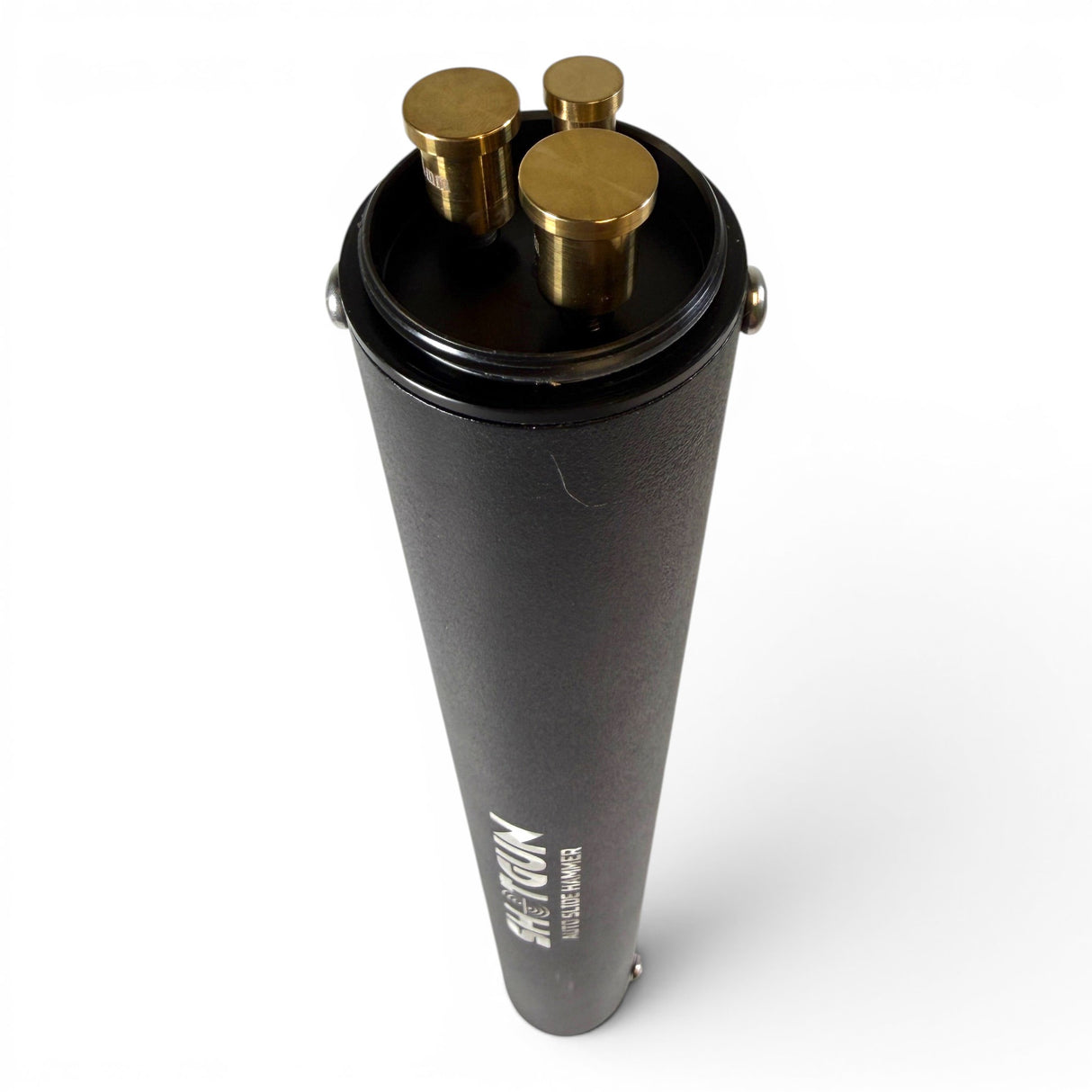 Anson PDR Fast PDR Shotgun auto slide hammer with metallic tabs stored inside the black cylindrical case