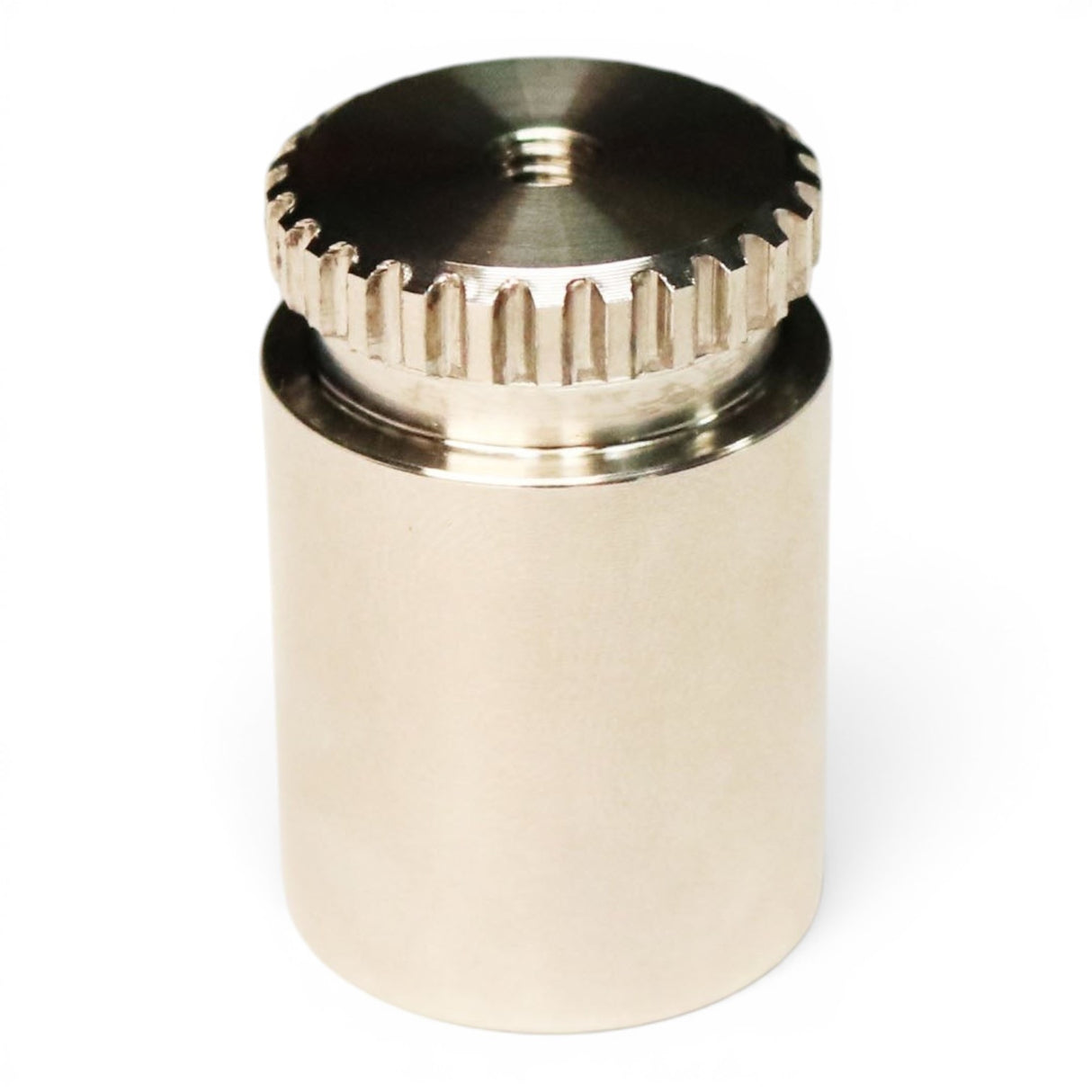 Anson PDR stainless steel indexing hub with threaded top and serrated edge. 5 pack.