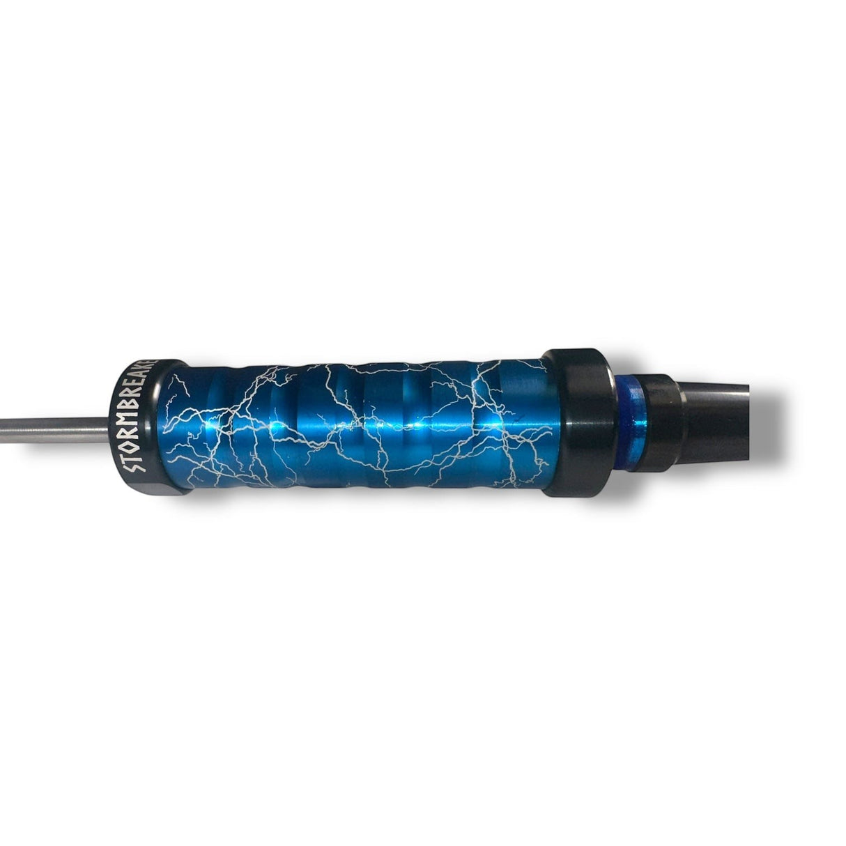 Anson PDR Storm Breaker slide hammer in blue with a white lightning bolt pattern and black ergonomic handle