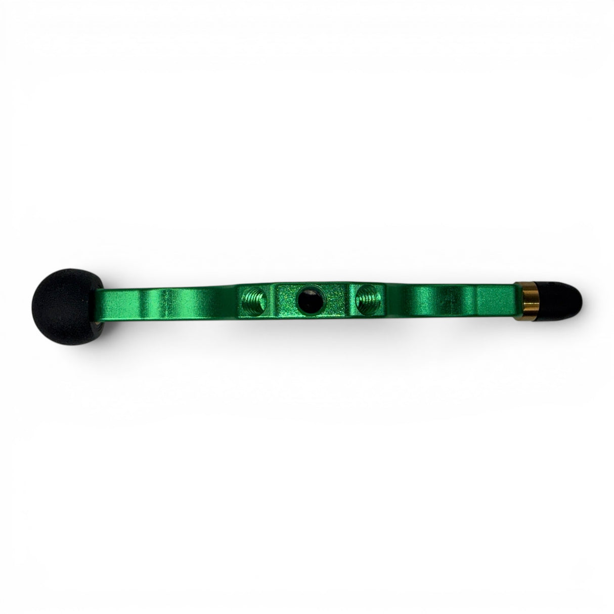 Anson PDR Tactical Blending Hammer in green with a black rubber ball tip and precision anodized aluminum body.