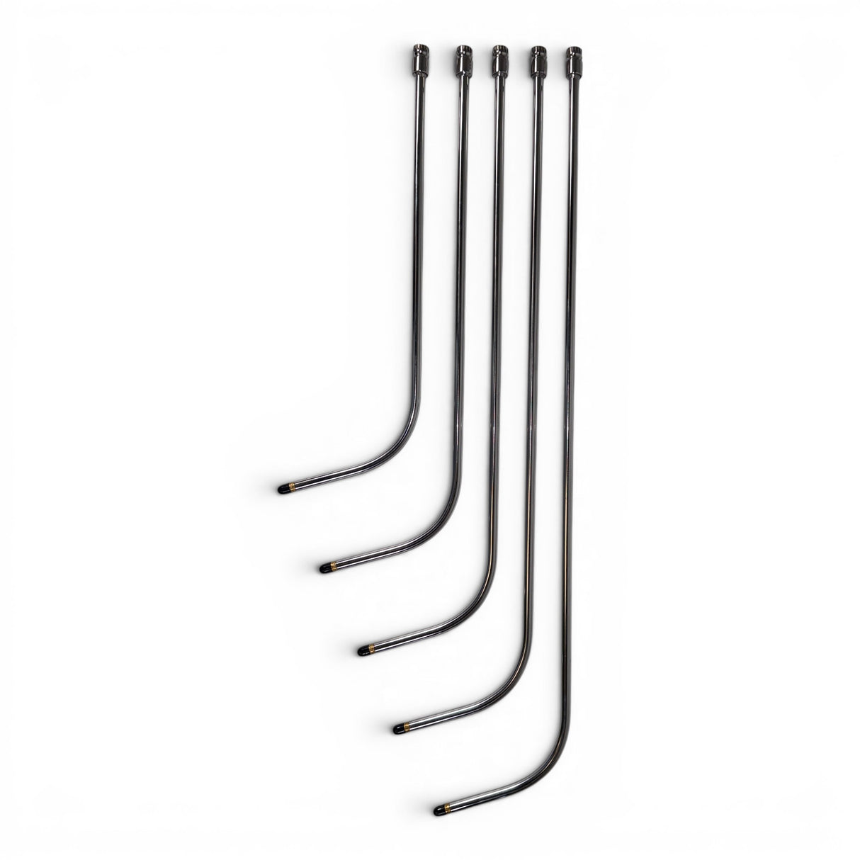 Anson PDR Tequila Compact HUB Door Lord stainless steel interchangeable rods in five lengths with precision tips.