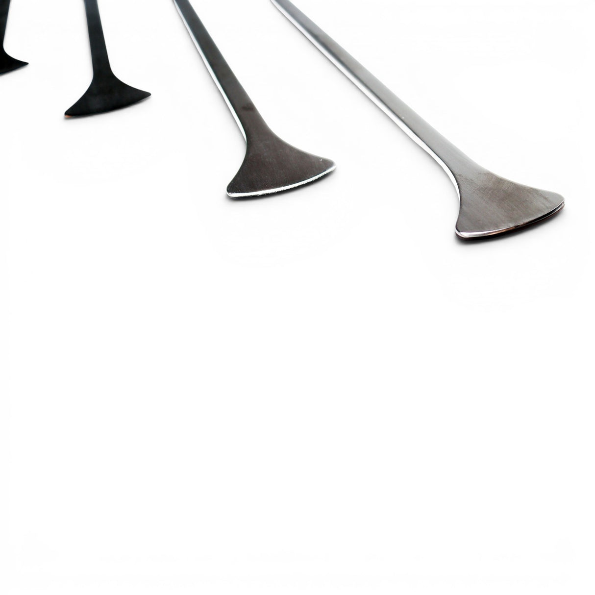 Anson PDR Tequila Stainless Steel Whale Tail PDR tool, 1 1/4" wide, 28" long, with sharpened tips and hub end.