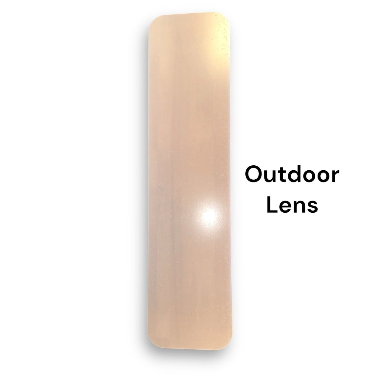 Anson PDR X-Factor outdoor transparent lens, 48" x 12", for hail light customization.
