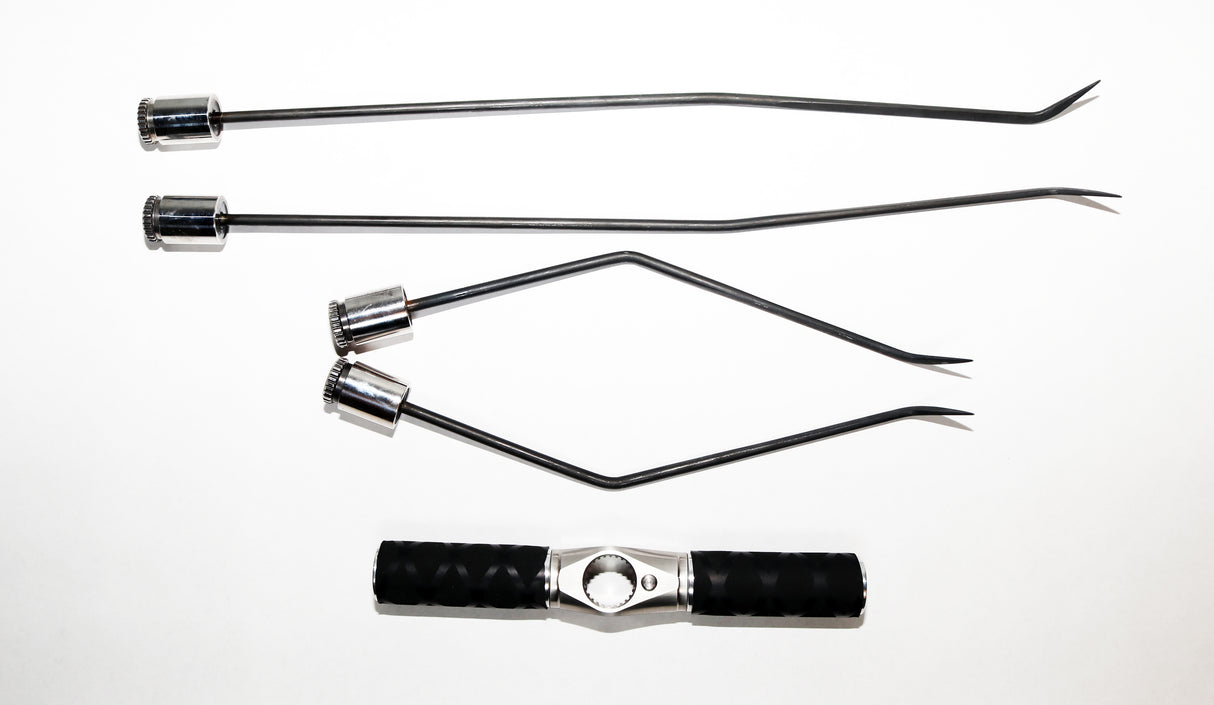 Pistol grip style HUB handle set with Tactical t-Handle