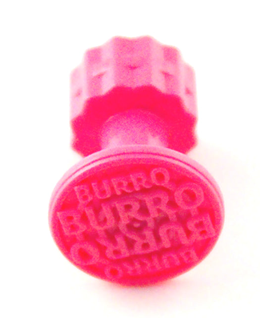 Burro PINK SERIES 16mm diameter/Pink raised grid logo 10 Piece