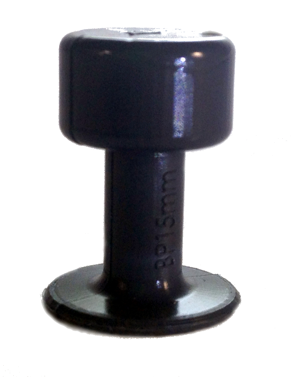 15 mm Black Plague Round PDR Glue Tab