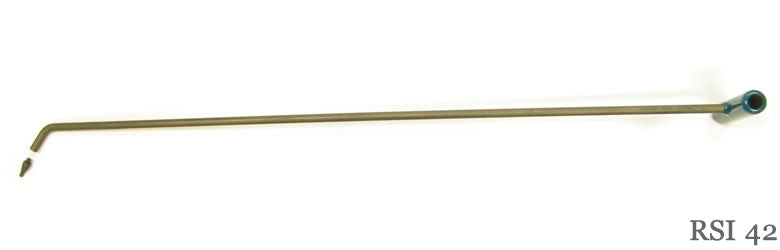 42" Single Bend Interchangeable tip PDR rod