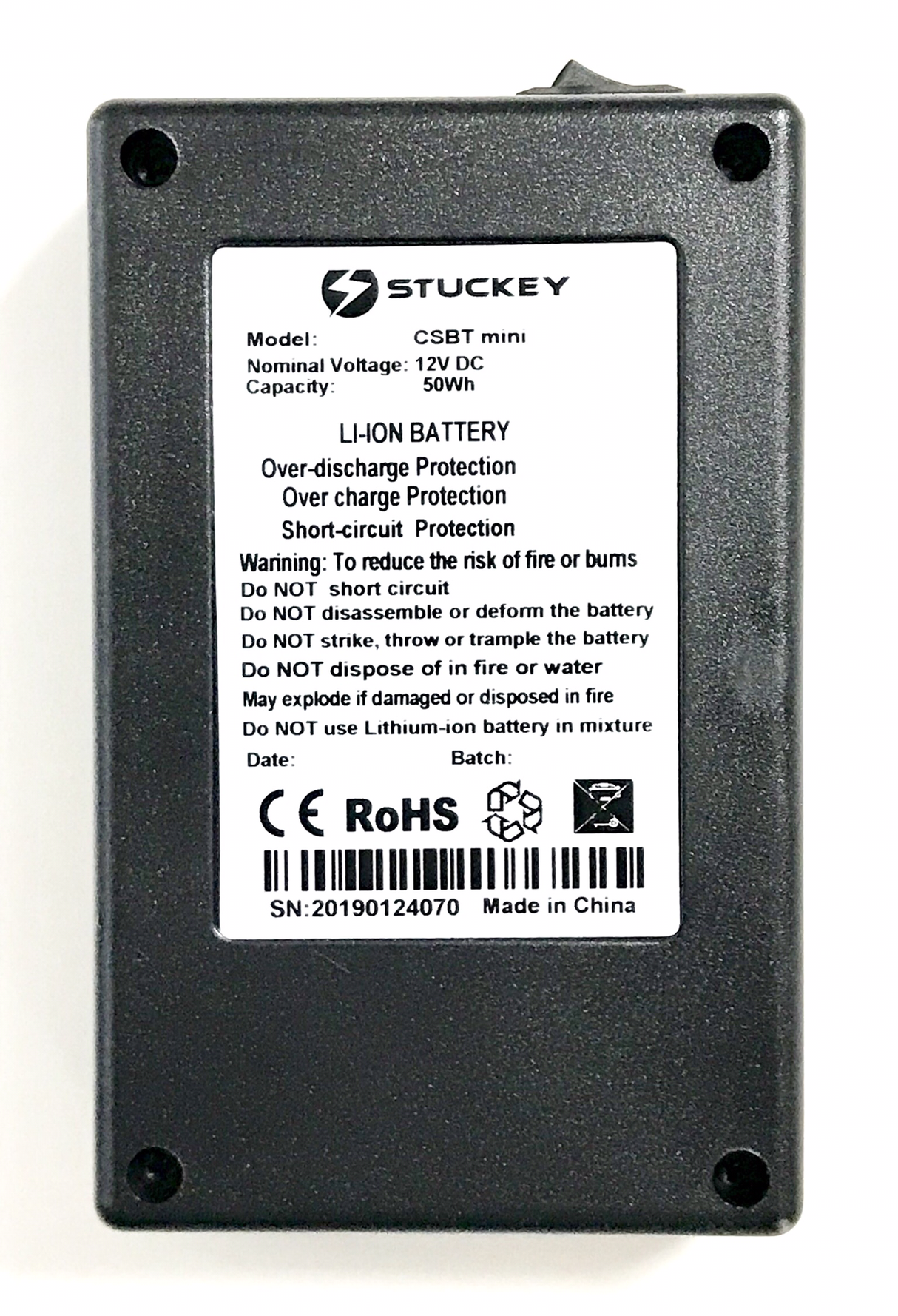 Stuckey Mini Light Battery