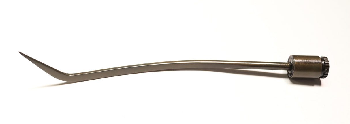 Tequila Indexing Hub Arched Hand Tool 5/16" x 10" - tip/foot to left