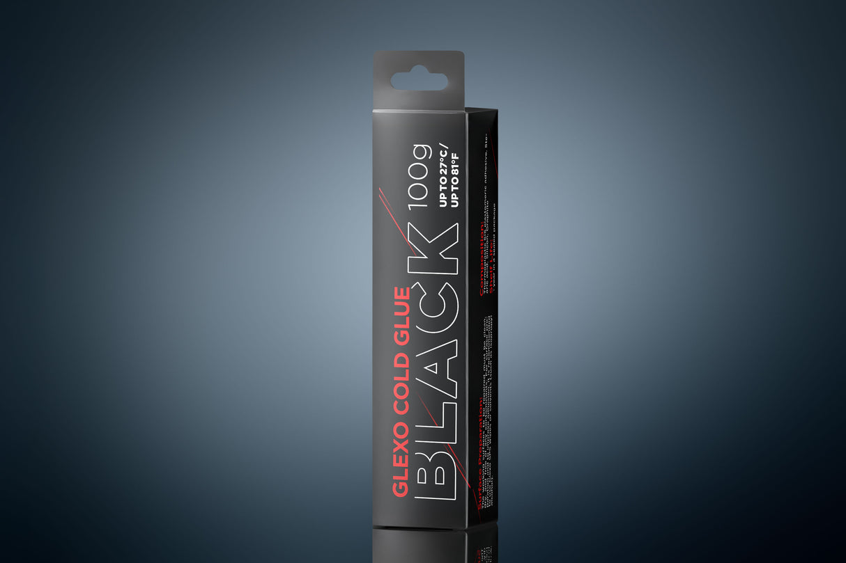 Glexo Black Adhesive Cold glue up to 86°F (30°C)