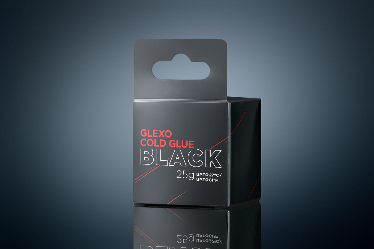 Glexo Black Adhesive Cold glue up to 86°F (30°C)