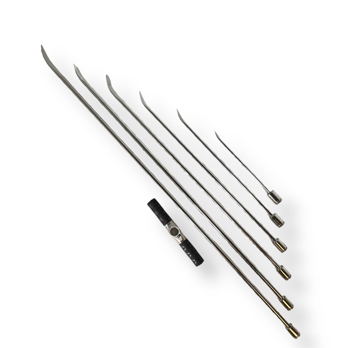 TEQUILA TOOLS STAINLESS STEEL HUB ICE PICK SET WITH T-HANDLE
