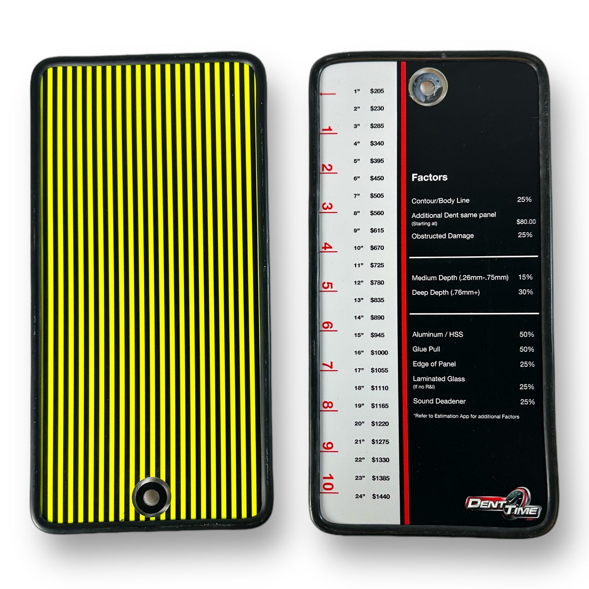 12"  Dent Time's Line Yellow Board with Arm