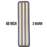 Anson PDR 48 inch X-Factor PDR light with 3 warm LED strips. Lightweight and durable with a protective rubber band.