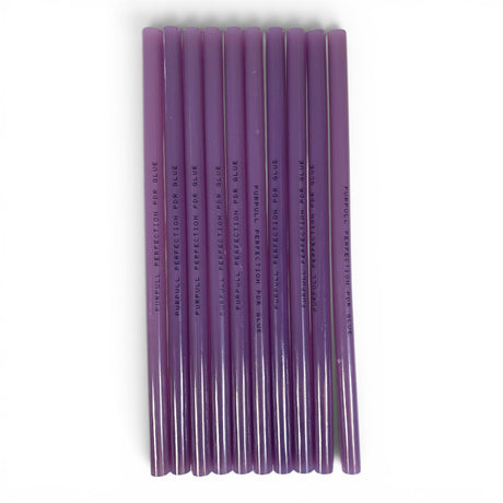 Anson PDR Dent Reaper Purpull Perfection PDR glue sticks, translucent purple, for paintless dent repair in various weather conditions.