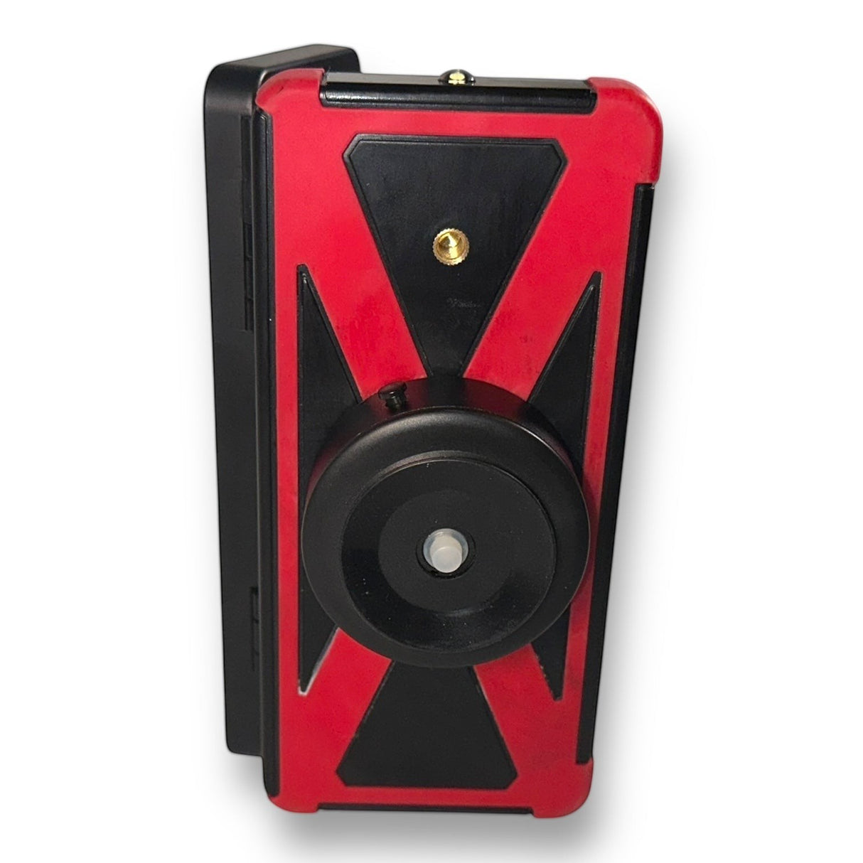 Anson PDR Elimadent X-Factor Flip Light, red and black, portable LED light with dimmer, USB-C charging, magnetic backing.