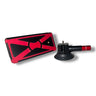 Anson PDR Elimadent X-Factor Flip Light with red and black casing and suction cup base.