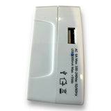 Anson PDR Elimadent X-Factor Flip Light white USB-C charging pod with AC 6A Max. 100-240Vac input and USB 1000mA Max. +5Vdc output.