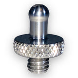 Anson PDR aluminum base tip with a knurled grip and threaded end, designed for PDR tools.