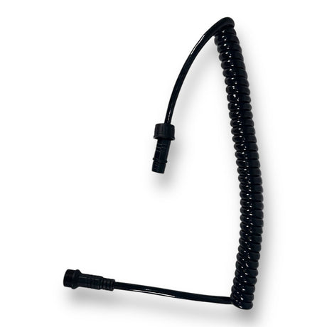 Anson PDR black coiled power cable with connectors for PDR lights