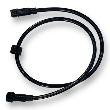 Anson PDR black extension cable with two male connectors for PDR lights