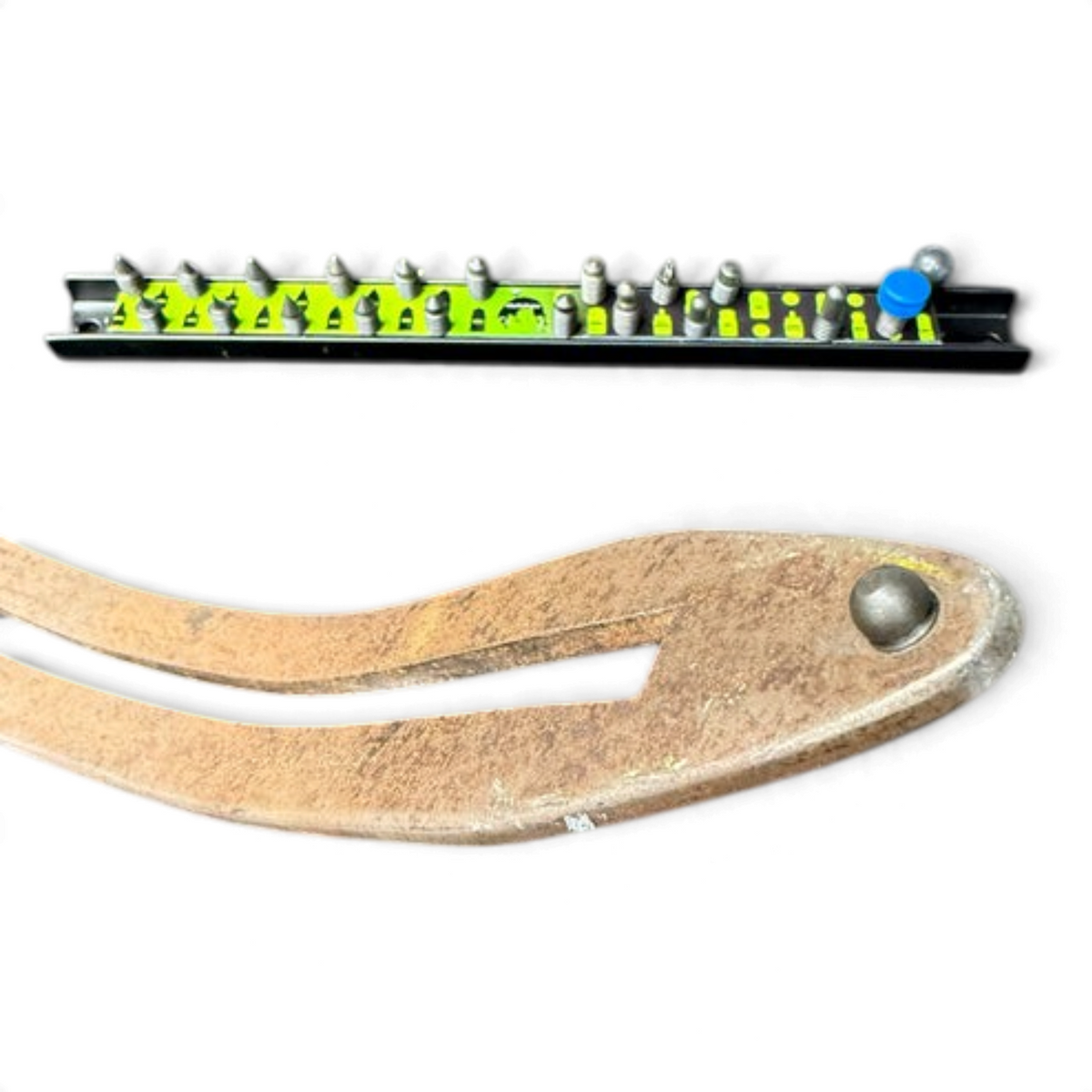Anson PDR Black Plague micro tip set with 23 interchangeable metal tips and a magnetic organizer for PDR tools.