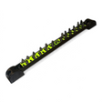 Anson PDR Black Plague micro tips set featuring 23 assorted metal tips on a magnetic organizer with green accents