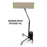 Anson PDR BLE X portable dent repair lighting stand with adjustable height, locking casters, and battery mount.