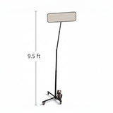 Anson PDR BLE X Light Stand with adjustable height up to 9.5 feet, black powder-coated frame, and locking casters.