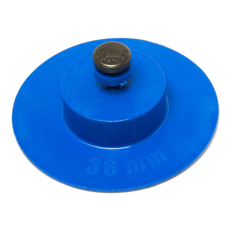 Anson PDR Dead Center SuperTab blue glue pulling tab with a 36mm smooth face and threaded Stafast system.