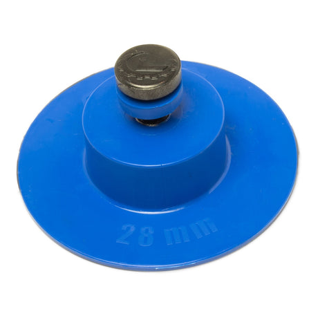 Anson PDR Dead Center SuperTab blue glue pulling tab with a 28mm smooth face and threaded Stafast system.