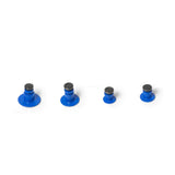 Anson PDR Dead Center SuperTab blue glue tabs in various sizes for paintless dent repair with threaded Stafast system