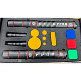 Anson PDR Sergio Pillon Bull Kick full kit with slide hammers, yellow suction tabs, and cold glue blocks in a case