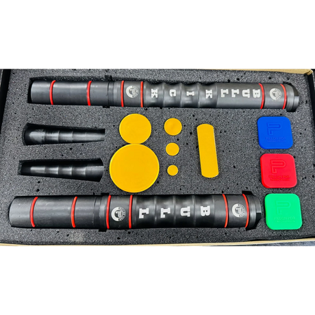 Anson PDR Sergio Pillon Bull Kick full kit with slide hammers, yellow suction tabs, and cold glue blocks in a case