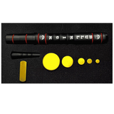 Anson PDR Sergio's Bull Kick small dent repair kit featuring a black slide hammer and six yellow cold glue tabs.