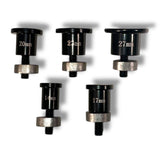 Anson PDR cold glue tabs in 14mm, 17mm, 20mm, 23mm, and 27mm sizes for automotive dent repair