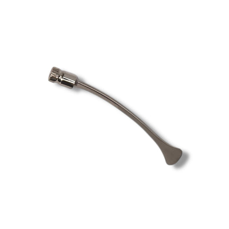 Anson PDR Compact HUB Rattlesnake 1 1/4" tail PDR tool with curved whale tail tip and metal hub.