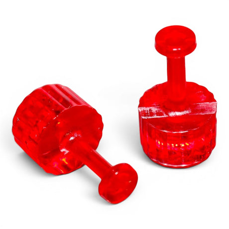 Anson PDR Dead on Dead Center red PDR glue tabs for precise dent repair with rigid ice finish