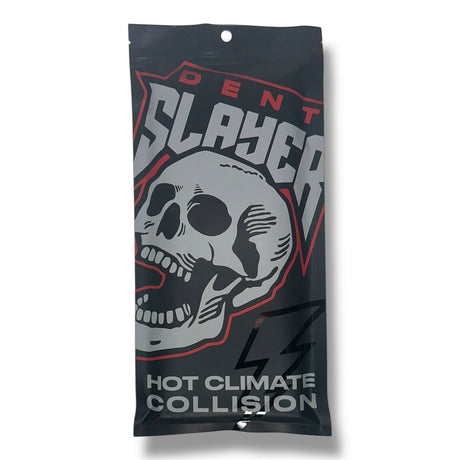 Anson PDR Dent Slayer Collision Glue Hot Climate for large dents and hail damage repair. Black packaging with skull graphic.
