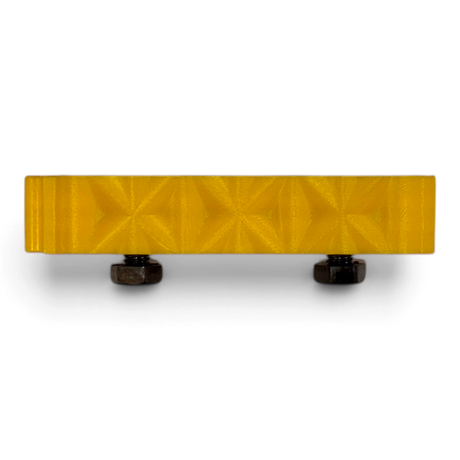 Anson PDR Dent Slayer Slay-Go yellow modular leverage block with black plastic locking screws for dent repair