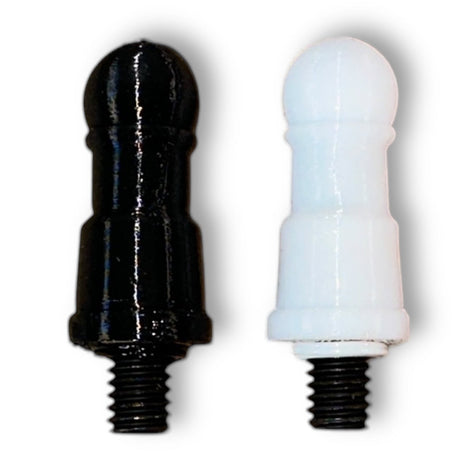 Anson PDR Dent Vision Pawn tip set featuring one black and one white high-strength TPU plastic dent repair tool tips.