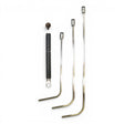 Anson PDR Tequila Tools Door Lord Blade Hub set with tactical Guerrilla Grip and three metal rods of varying lengths.