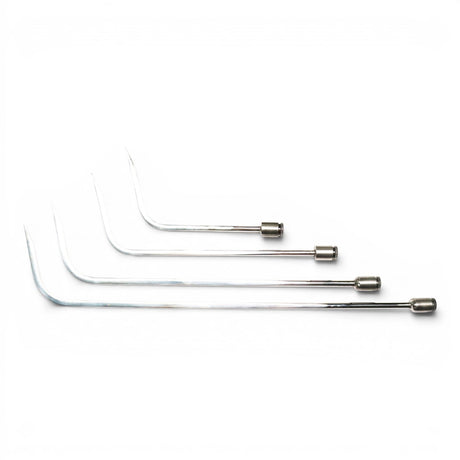 Anson PDR Tequila Tools Door Lord Sharp Hub Set features four metal rods with sharp tips and threaded ends for handles. Versatile PDR tools.