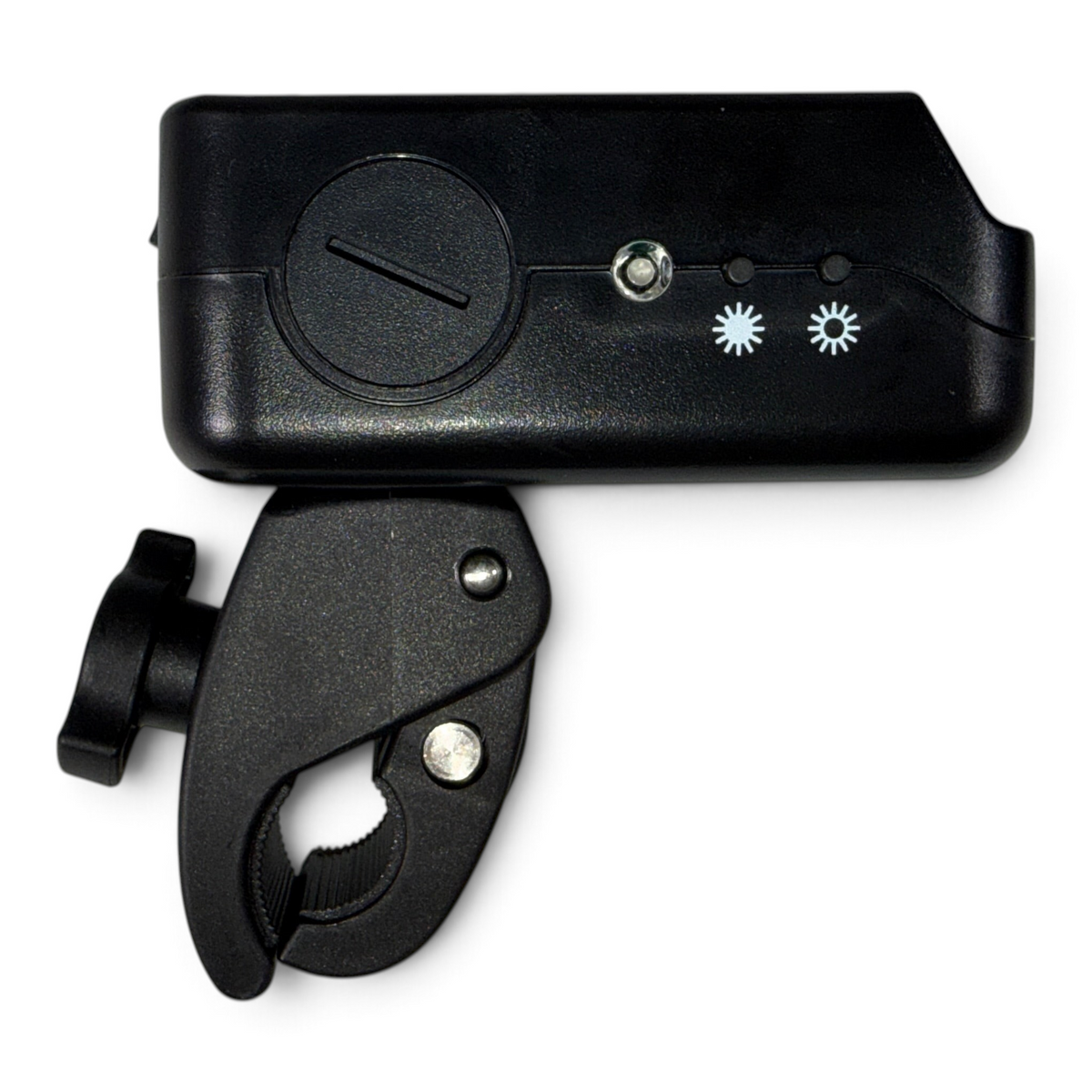 Anson PDR Elimadent BOB hail stand battery mount with integrated PWM dimmer and quick clamp for PDR LED lights
