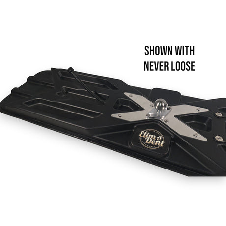 Anson PDR Elimadent X-Factor 48" PDR light with ridged black housing and metal X-brace mount.