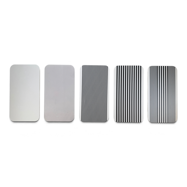 Anson PDR Elimadent X-Factor replacement lenses in various finishes and line patterns for paintless dent repair lights.