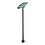 Anson PDR Tactical Blending Hammer with a green aluminum head, carbon fiber handle, and black rubber PDR tips.
